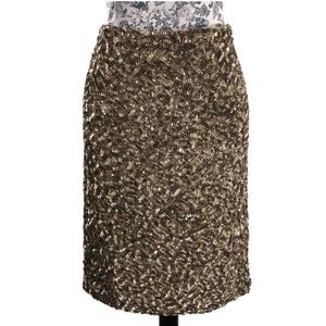 Vince | Pencil Skirt Burnished Gold